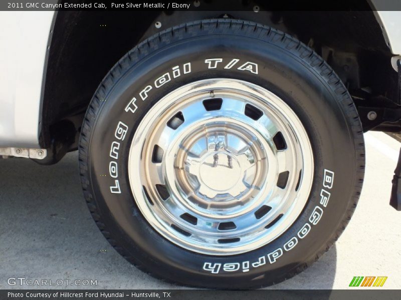 Pure Silver Metallic / Ebony 2011 GMC Canyon Extended Cab
