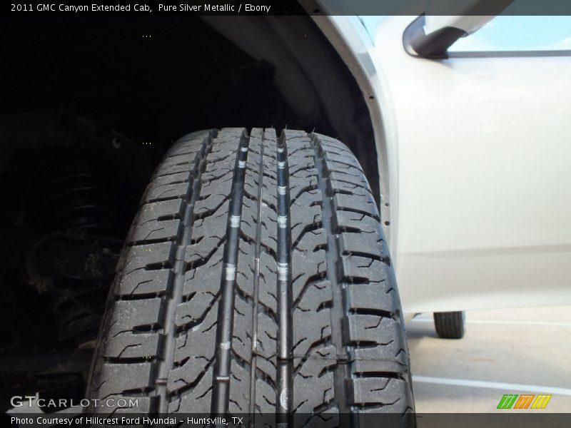 Pure Silver Metallic / Ebony 2011 GMC Canyon Extended Cab