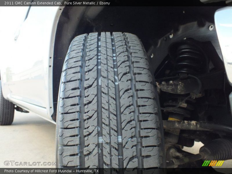 Pure Silver Metallic / Ebony 2011 GMC Canyon Extended Cab