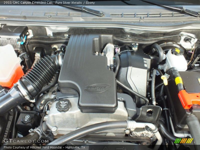 Pure Silver Metallic / Ebony 2011 GMC Canyon Extended Cab