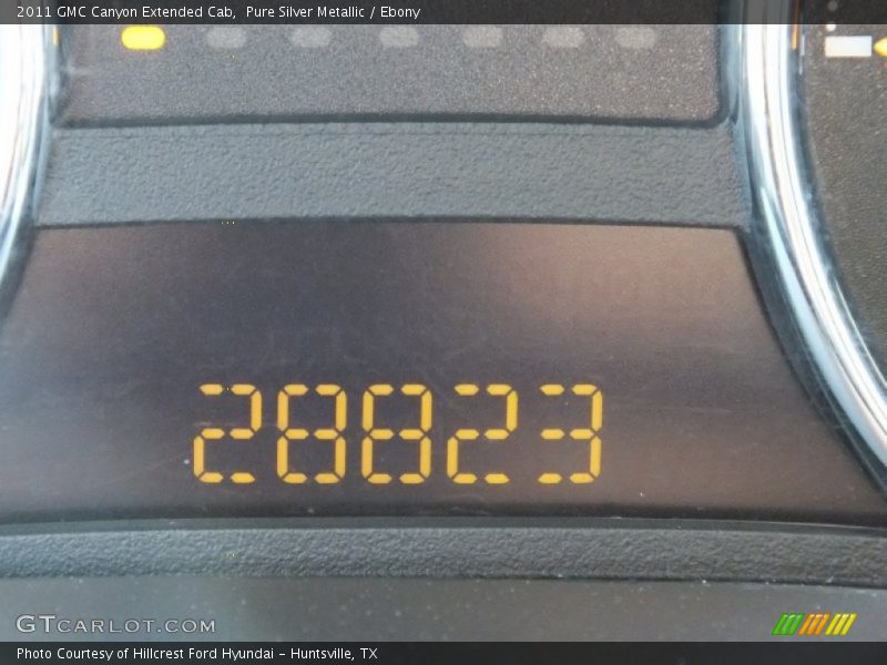 Pure Silver Metallic / Ebony 2011 GMC Canyon Extended Cab