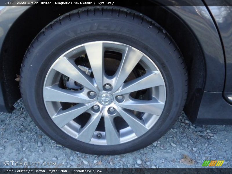 Magnetic Gray Metallic / Light Gray 2012 Toyota Avalon Limited