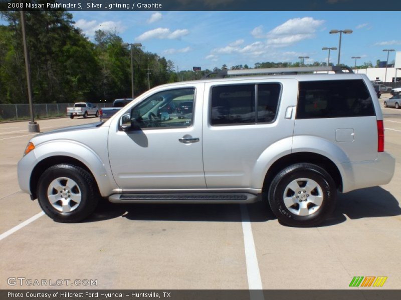 Silver Lightning / Graphite 2008 Nissan Pathfinder S