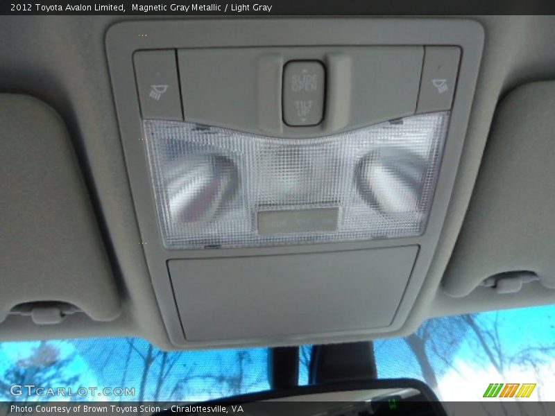 Magnetic Gray Metallic / Light Gray 2012 Toyota Avalon Limited