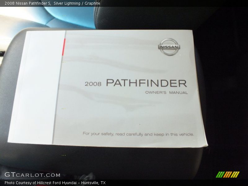 Silver Lightning / Graphite 2008 Nissan Pathfinder S