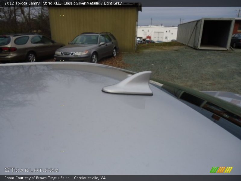 Classic Silver Metallic / Light Gray 2012 Toyota Camry Hybrid XLE