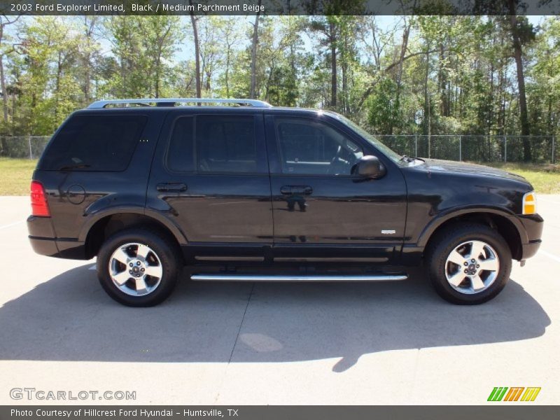 Black / Medium Parchment Beige 2003 Ford Explorer Limited