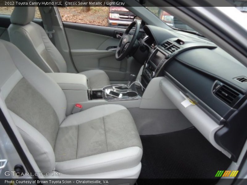 Classic Silver Metallic / Light Gray 2012 Toyota Camry Hybrid XLE