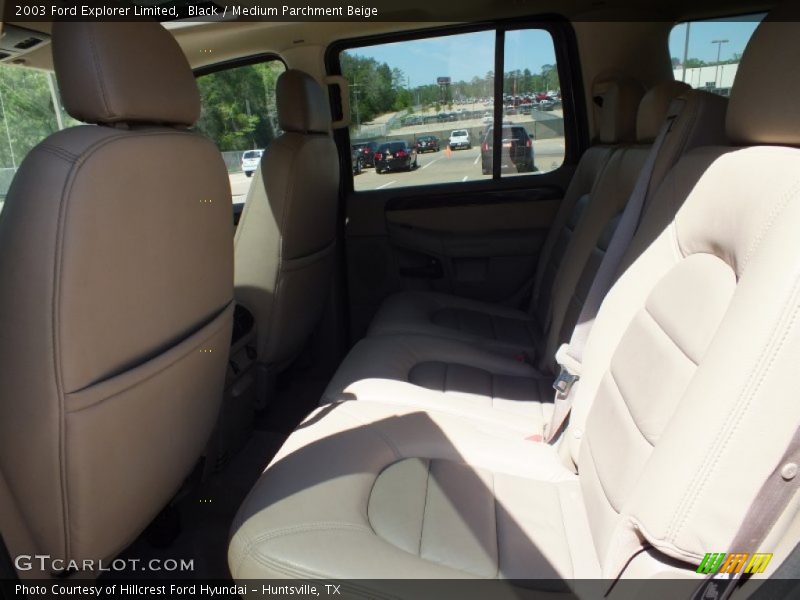 Black / Medium Parchment Beige 2003 Ford Explorer Limited