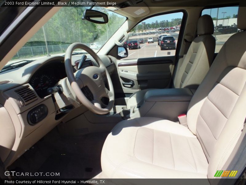 Black / Medium Parchment Beige 2003 Ford Explorer Limited