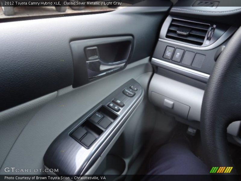 Classic Silver Metallic / Light Gray 2012 Toyota Camry Hybrid XLE
