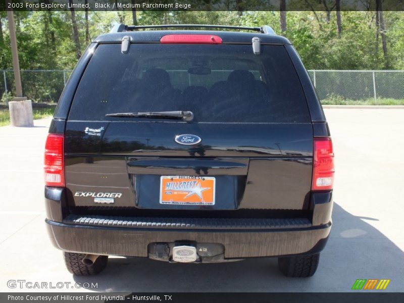 Black / Medium Parchment Beige 2003 Ford Explorer Limited