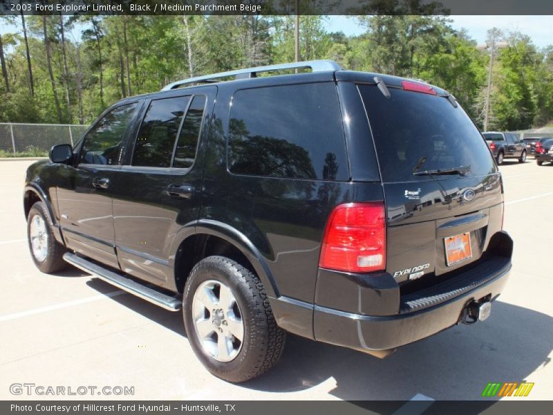 Black / Medium Parchment Beige 2003 Ford Explorer Limited