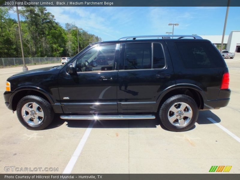 Black / Medium Parchment Beige 2003 Ford Explorer Limited