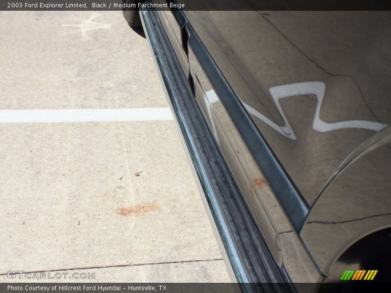 Black / Medium Parchment Beige 2003 Ford Explorer Limited