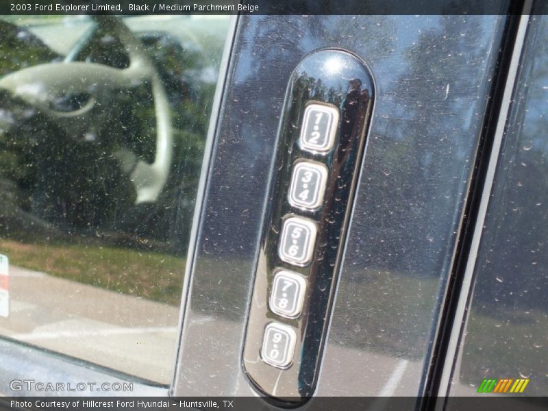 Black / Medium Parchment Beige 2003 Ford Explorer Limited