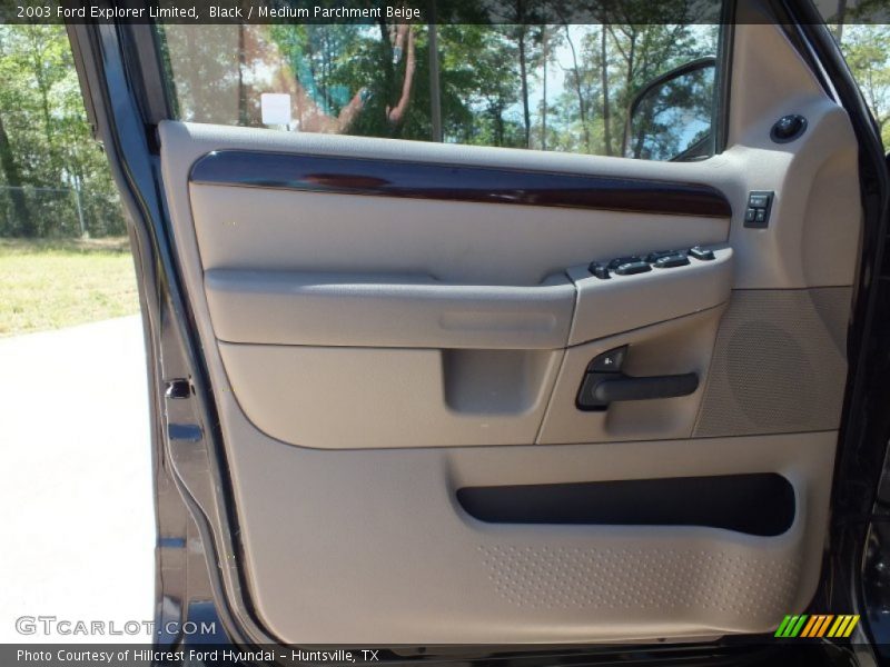 Black / Medium Parchment Beige 2003 Ford Explorer Limited