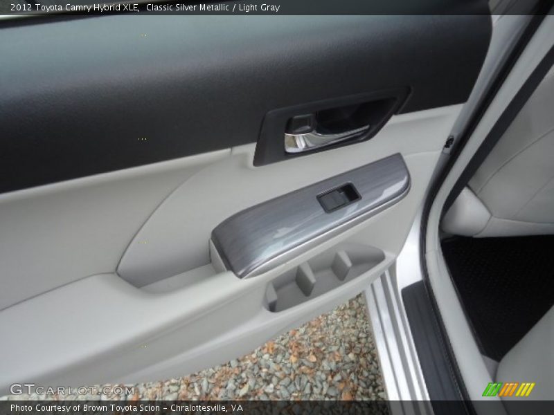 Classic Silver Metallic / Light Gray 2012 Toyota Camry Hybrid XLE