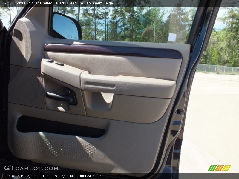 Black / Medium Parchment Beige 2003 Ford Explorer Limited
