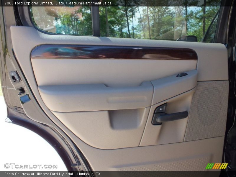 Black / Medium Parchment Beige 2003 Ford Explorer Limited