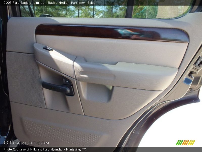 Black / Medium Parchment Beige 2003 Ford Explorer Limited