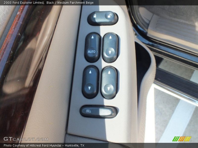 Black / Medium Parchment Beige 2003 Ford Explorer Limited