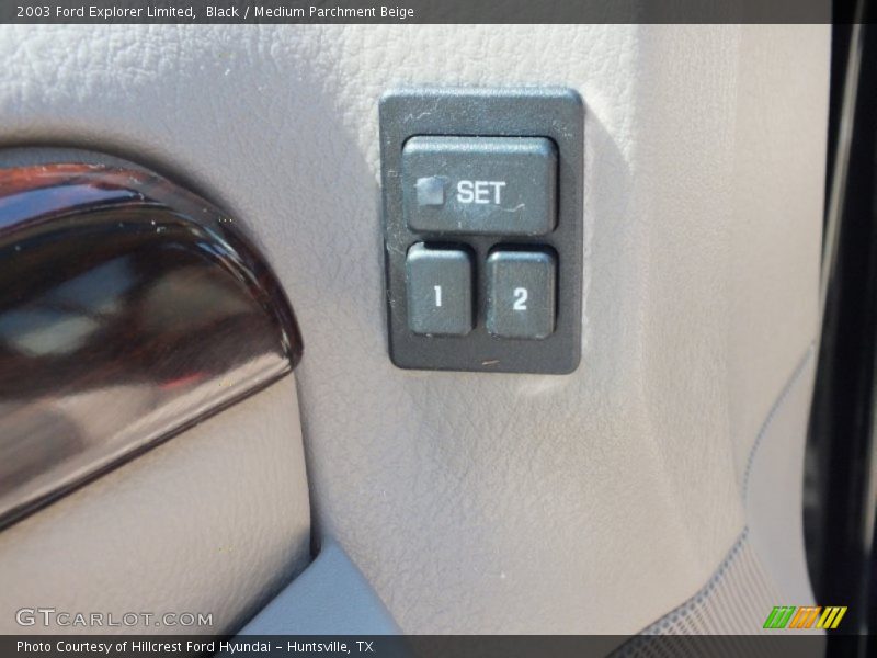 Black / Medium Parchment Beige 2003 Ford Explorer Limited