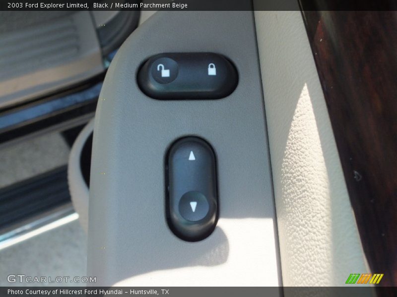 Black / Medium Parchment Beige 2003 Ford Explorer Limited