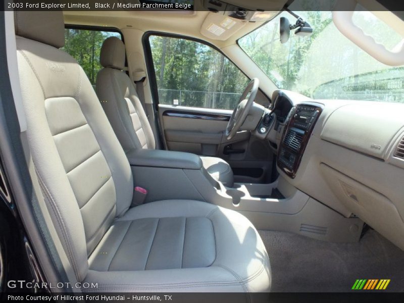 Black / Medium Parchment Beige 2003 Ford Explorer Limited