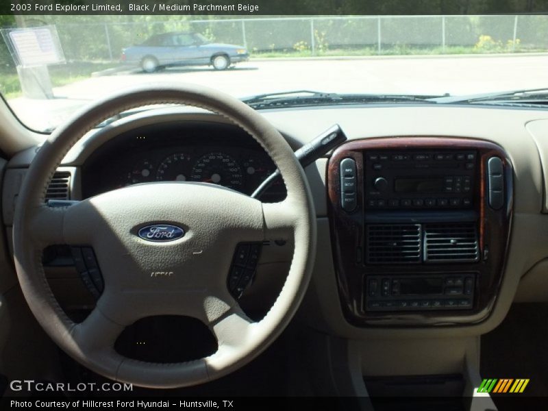 Black / Medium Parchment Beige 2003 Ford Explorer Limited