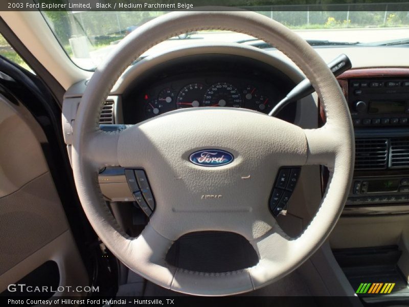 Black / Medium Parchment Beige 2003 Ford Explorer Limited