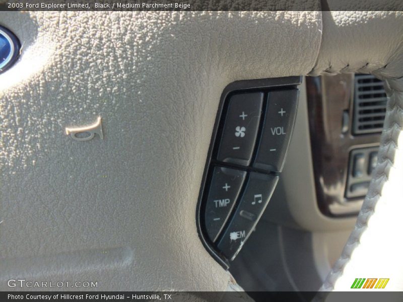 Black / Medium Parchment Beige 2003 Ford Explorer Limited