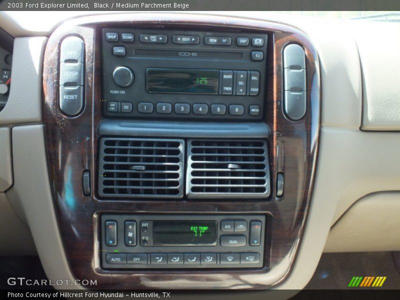 Black / Medium Parchment Beige 2003 Ford Explorer Limited