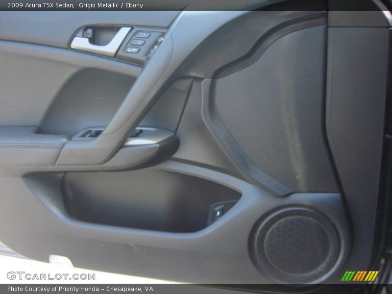 Grigio Metallic / Ebony 2009 Acura TSX Sedan