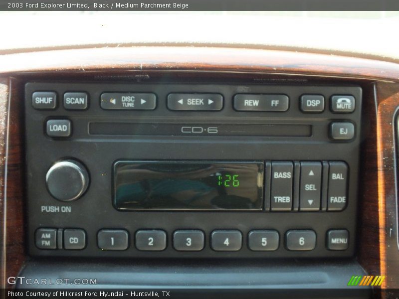 Black / Medium Parchment Beige 2003 Ford Explorer Limited