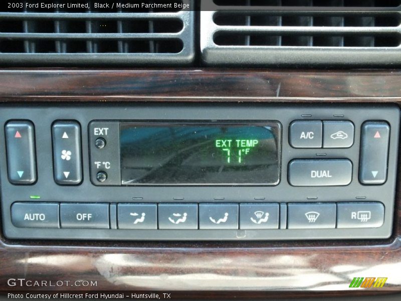 Black / Medium Parchment Beige 2003 Ford Explorer Limited