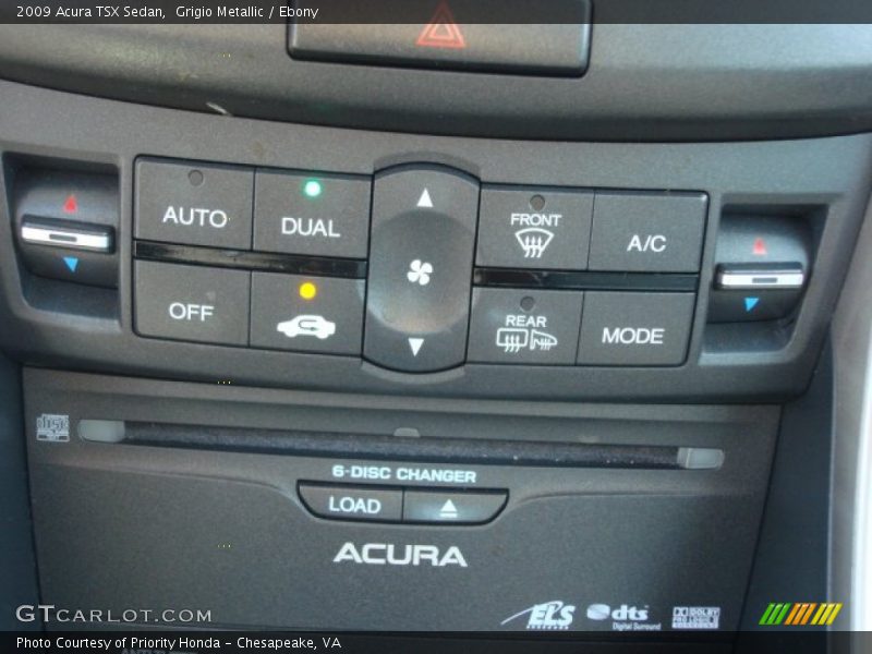 Grigio Metallic / Ebony 2009 Acura TSX Sedan