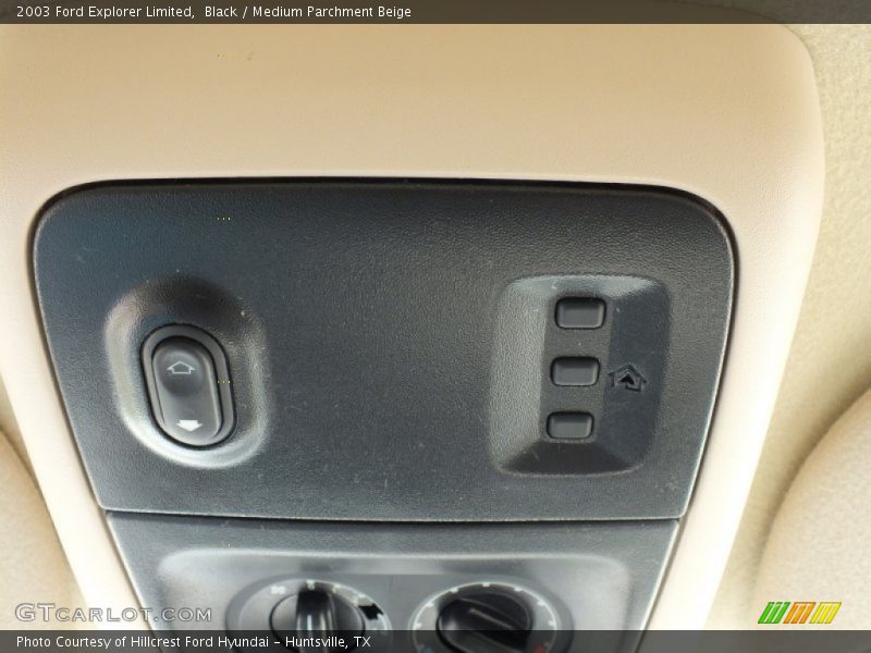 Black / Medium Parchment Beige 2003 Ford Explorer Limited