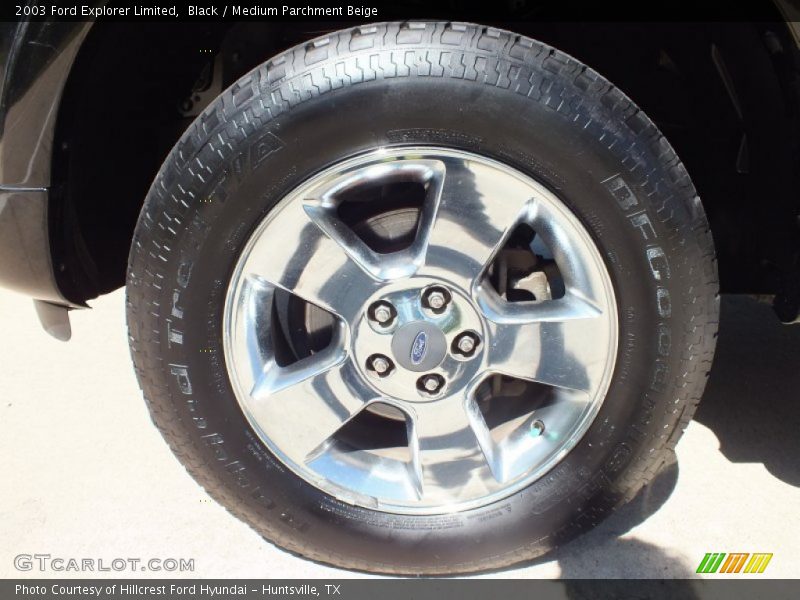 Black / Medium Parchment Beige 2003 Ford Explorer Limited