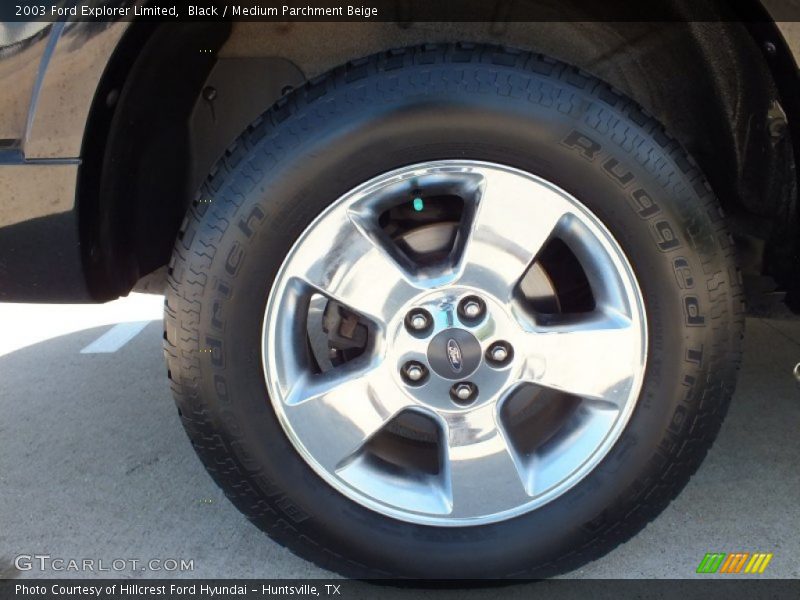 Black / Medium Parchment Beige 2003 Ford Explorer Limited