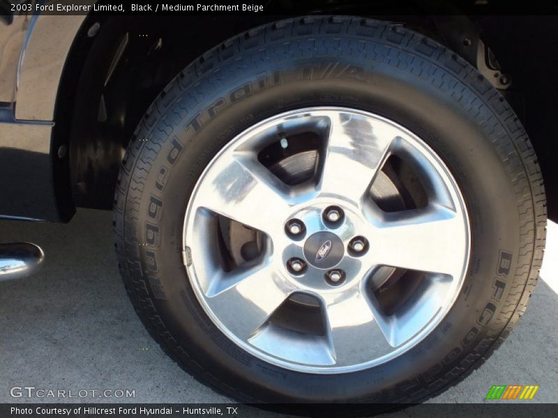 Black / Medium Parchment Beige 2003 Ford Explorer Limited