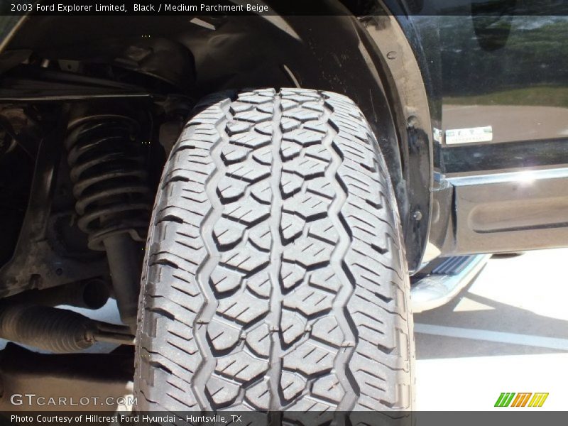 Black / Medium Parchment Beige 2003 Ford Explorer Limited