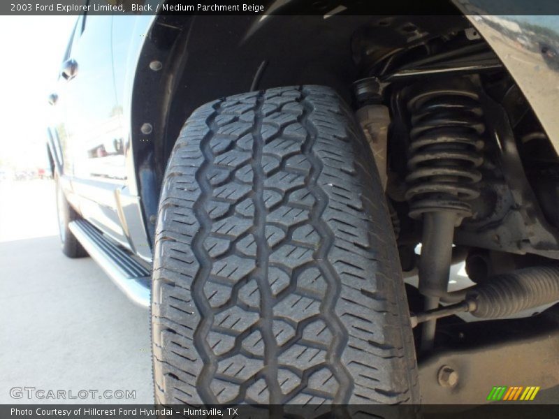 Black / Medium Parchment Beige 2003 Ford Explorer Limited