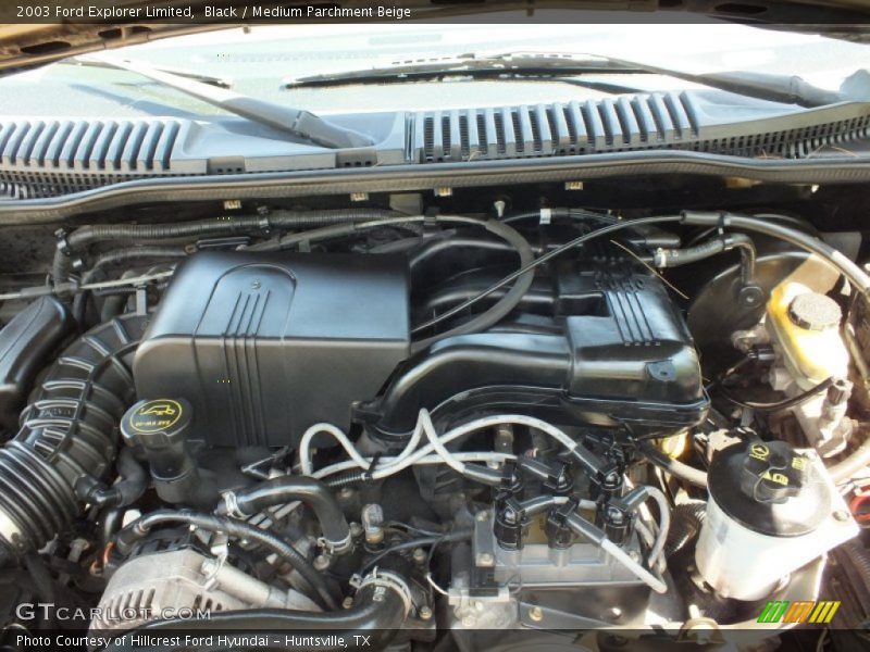 Black / Medium Parchment Beige 2003 Ford Explorer Limited