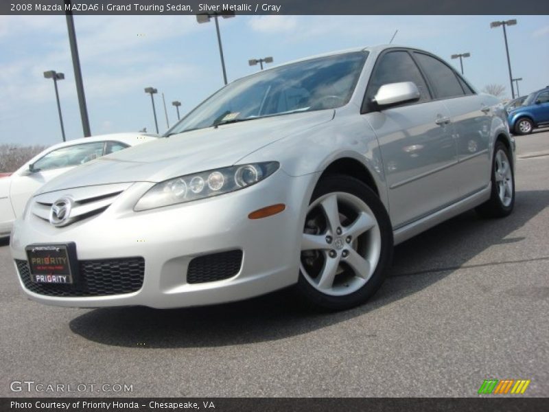 Silver Metallic / Gray 2008 Mazda MAZDA6 i Grand Touring Sedan