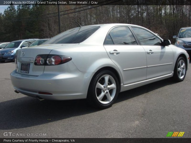 Silver Metallic / Gray 2008 Mazda MAZDA6 i Grand Touring Sedan
