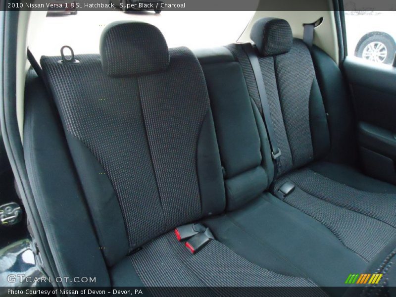 Super Black / Charcoal 2010 Nissan Versa 1.8 SL Hatchback