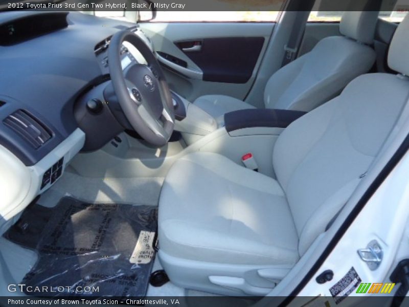 Black / Misty Gray 2012 Toyota Prius 3rd Gen Two Hybrid