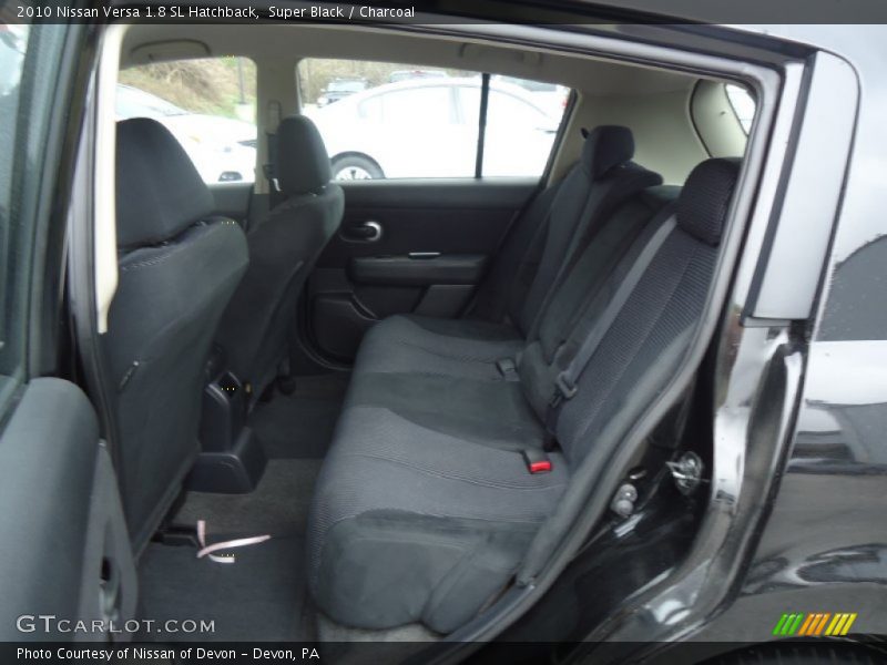 Super Black / Charcoal 2010 Nissan Versa 1.8 SL Hatchback