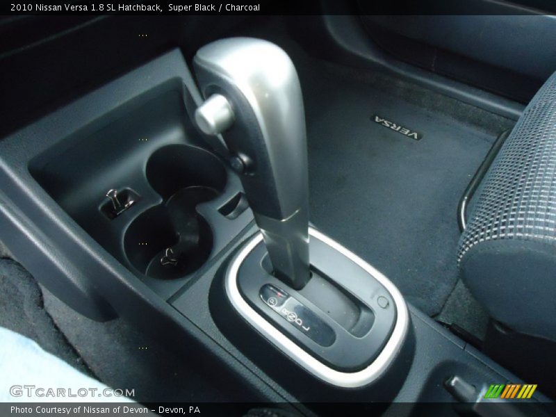 Super Black / Charcoal 2010 Nissan Versa 1.8 SL Hatchback